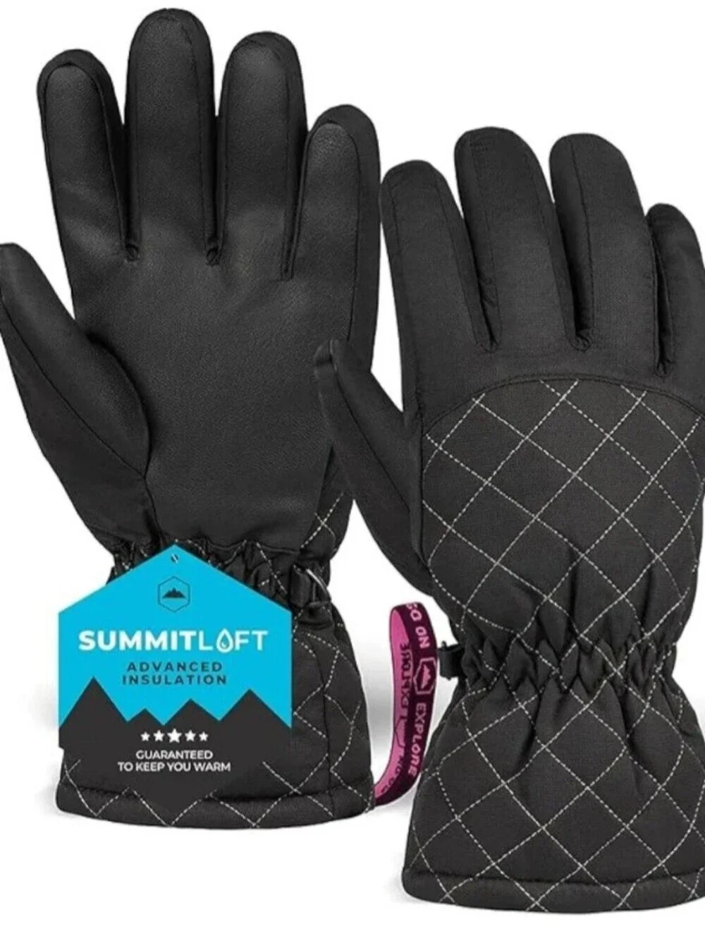 New Tough Outdoors Women's Waterproof Ski Snowboarding Gloves